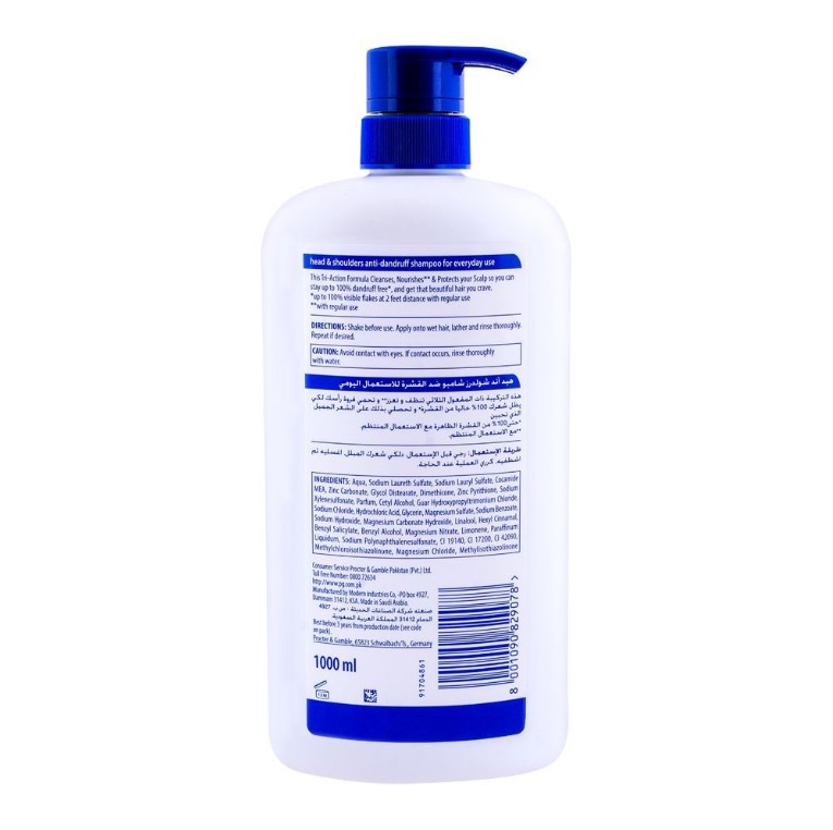 Head & Shoulders Classic Clean Anti-Dandruff Shampoo 1000ml